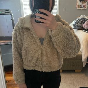 BDG Teddy cropped jacket